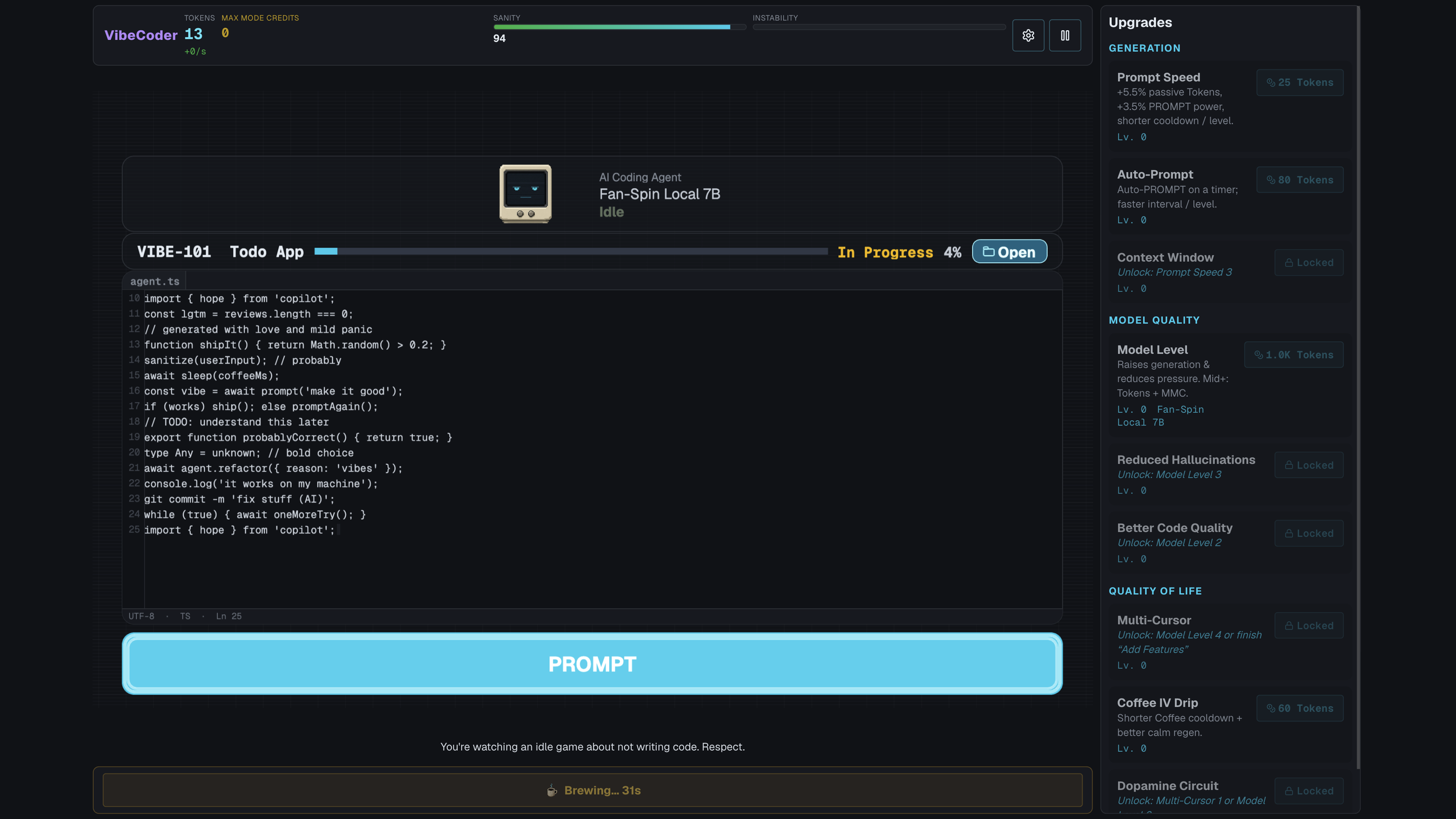 VibeCoder — screenshot 2