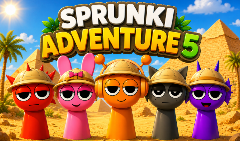 Sprunki Adventure 5 game cover