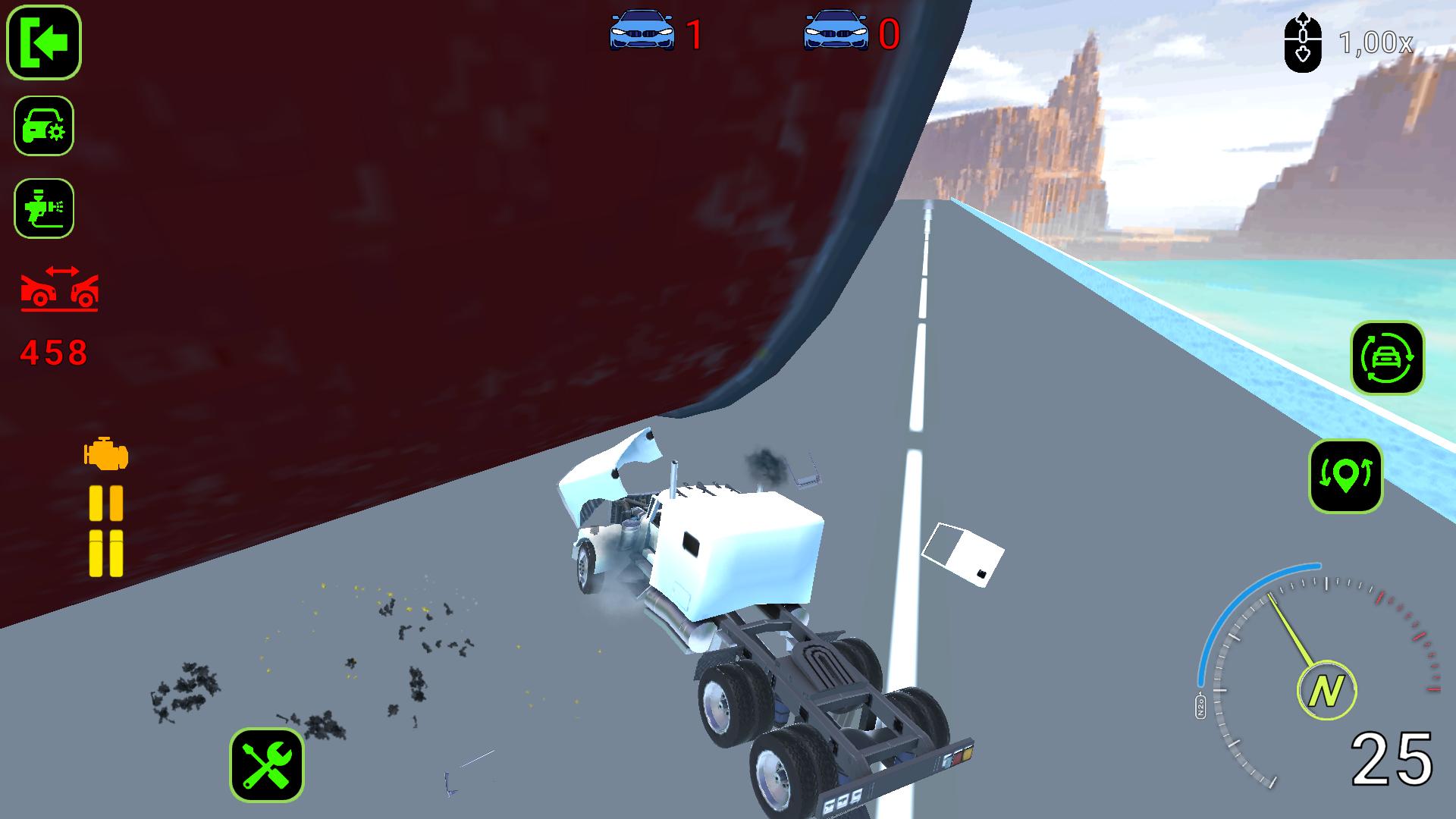 Cheat cars against barrels — screenshot 12