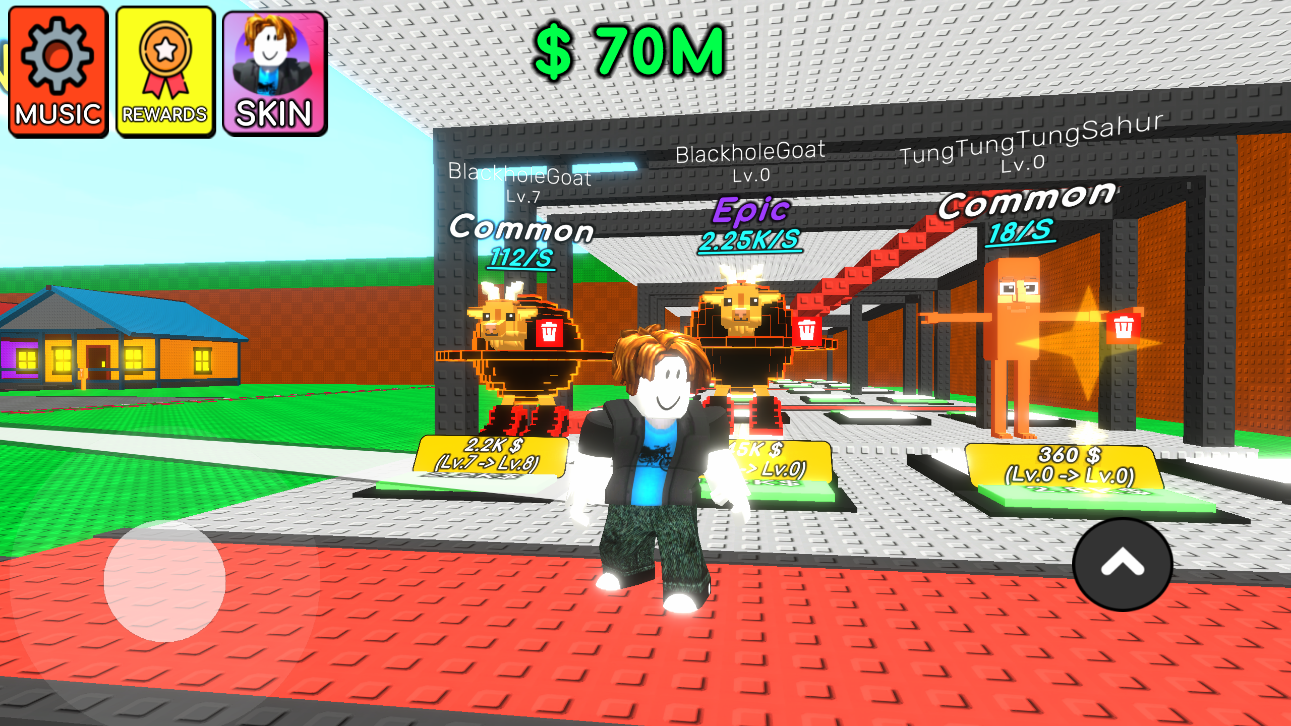 Knock-Knock! Escape from Brainrots Obby +1 Tycoon — screenshot 3