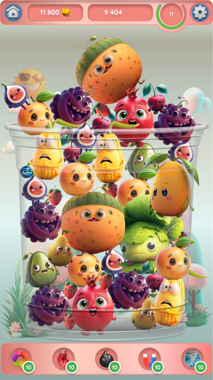 Drop Merge Fruit Characters screenshot 4