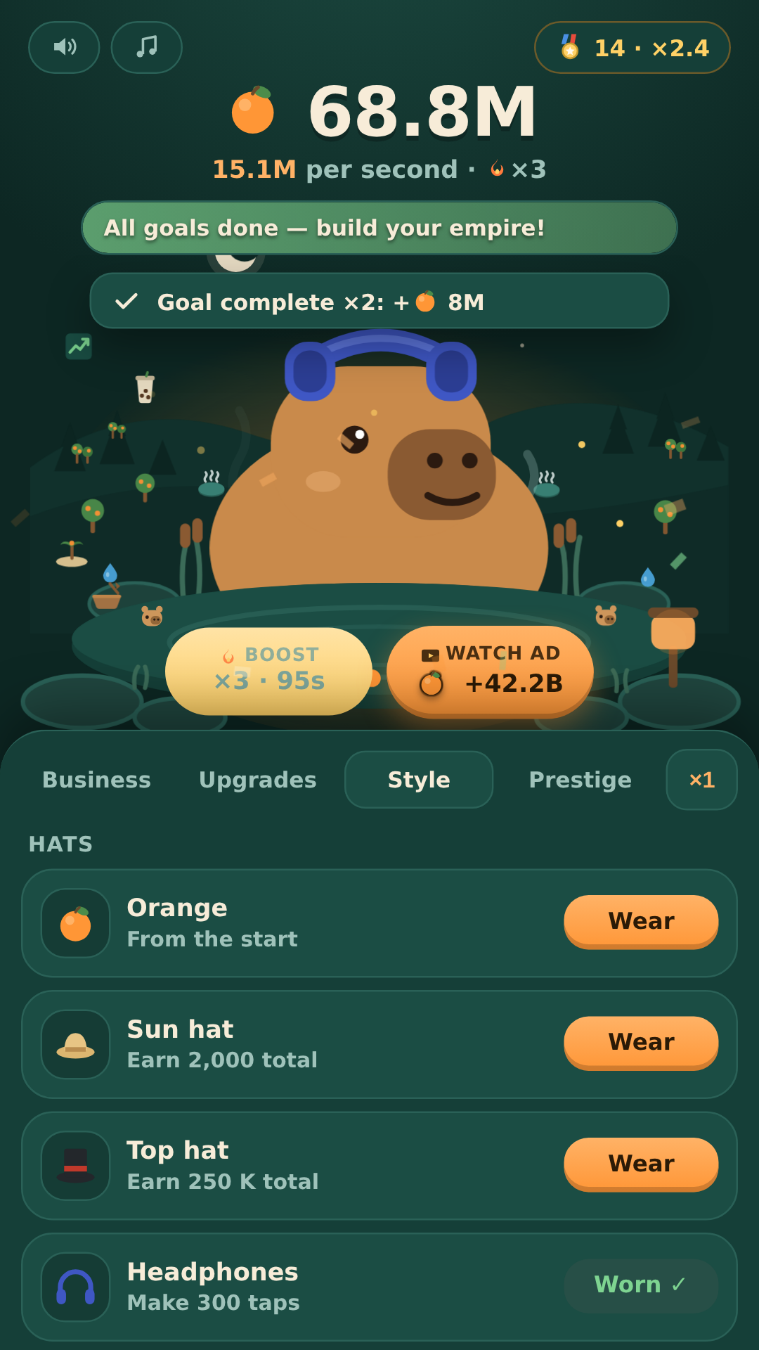Capybara Tycoon screenshot 4
