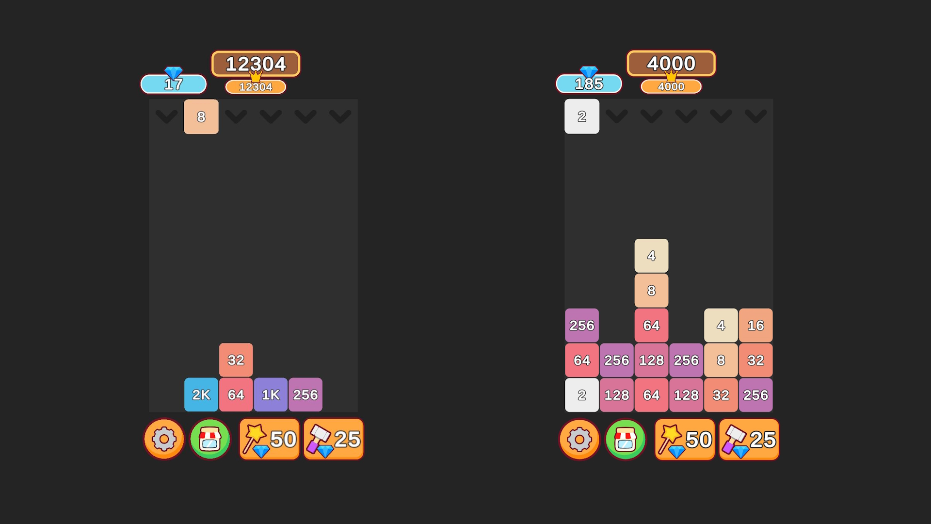 2048 Блоки: Бесконечность — screenshot 2