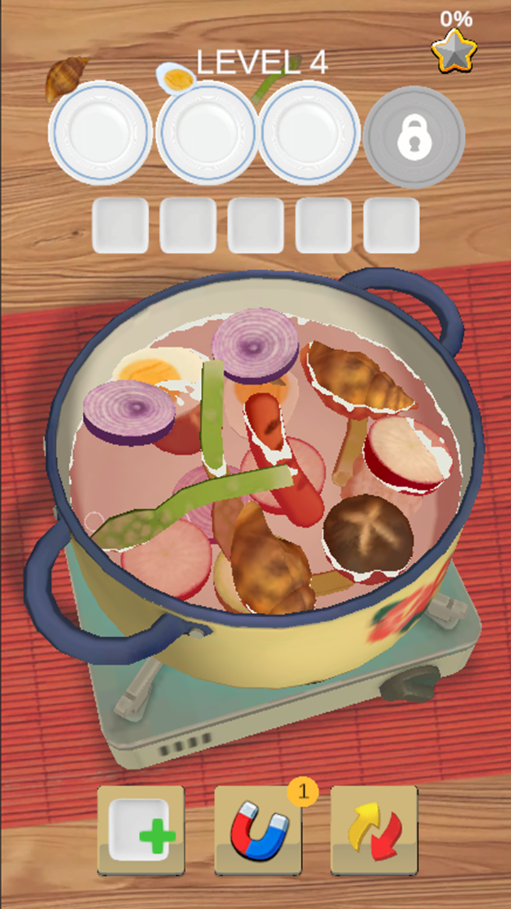 Hotpot Master 3D: Food sorting screenshot 5