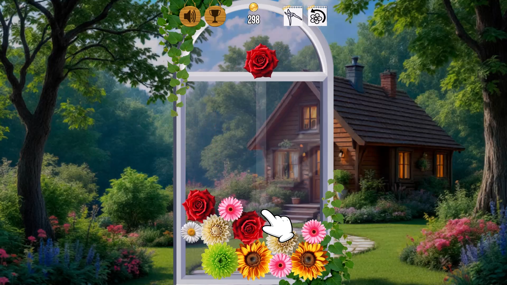 The Flowers: Merge and Sell Bouquets screenshot