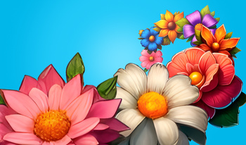 Flowers Merge 2048! Collect all