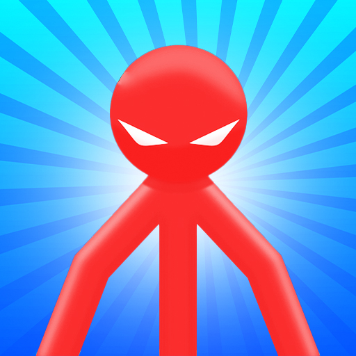Red Stickman vs Monster School icon