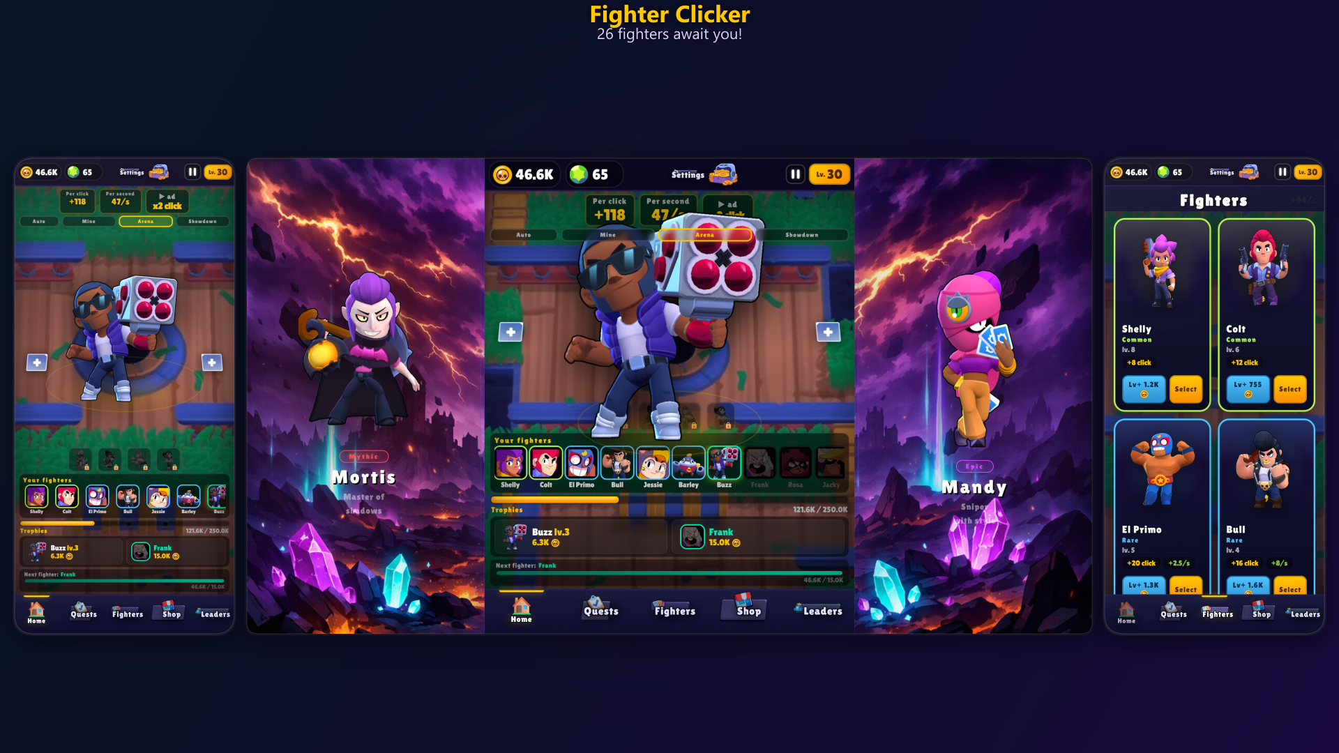 Fighter Clicker — screenshot 2