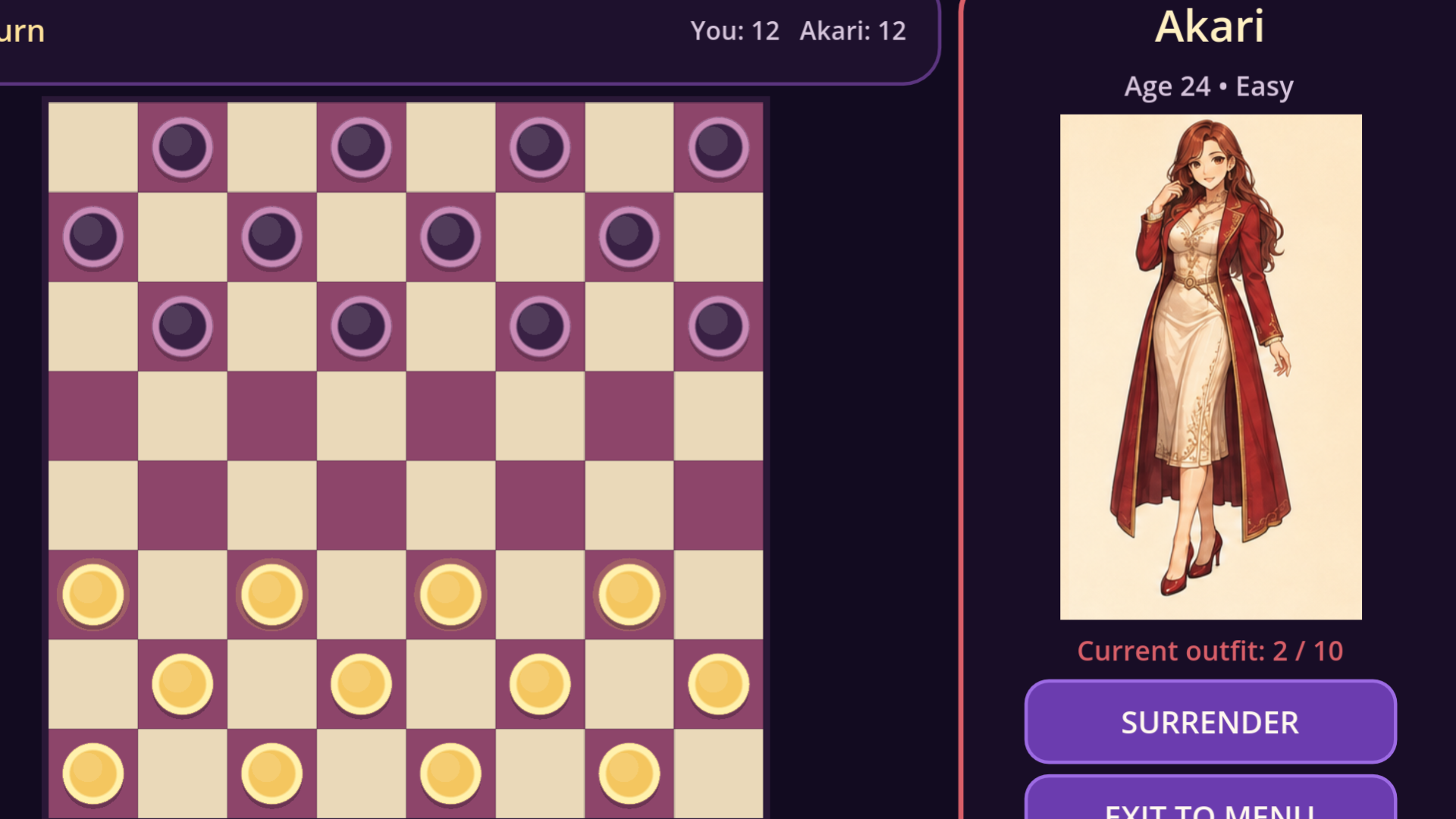 Anime checkers — screenshot 4