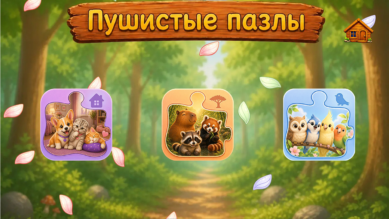 Пушистые пазлы — screenshot 1