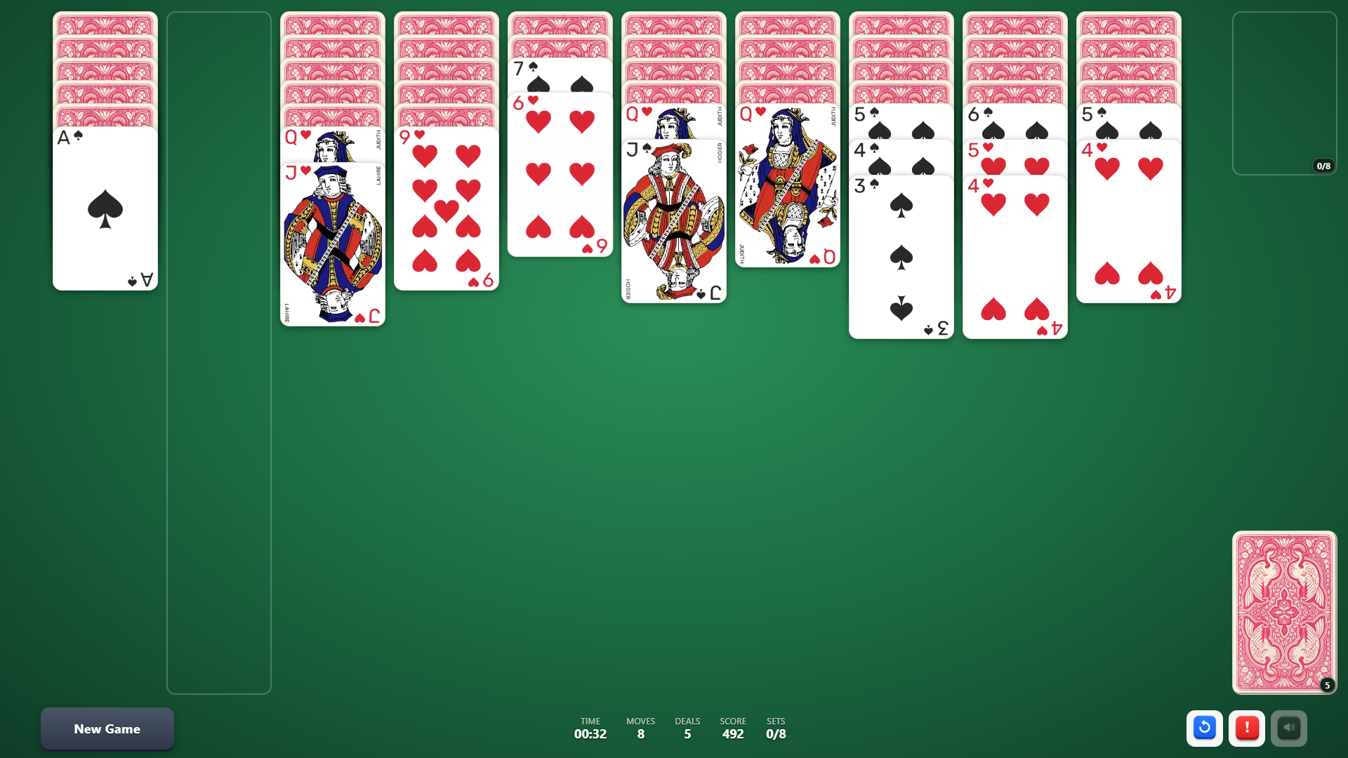 Spider Solitaire 2026 — screenshot 2