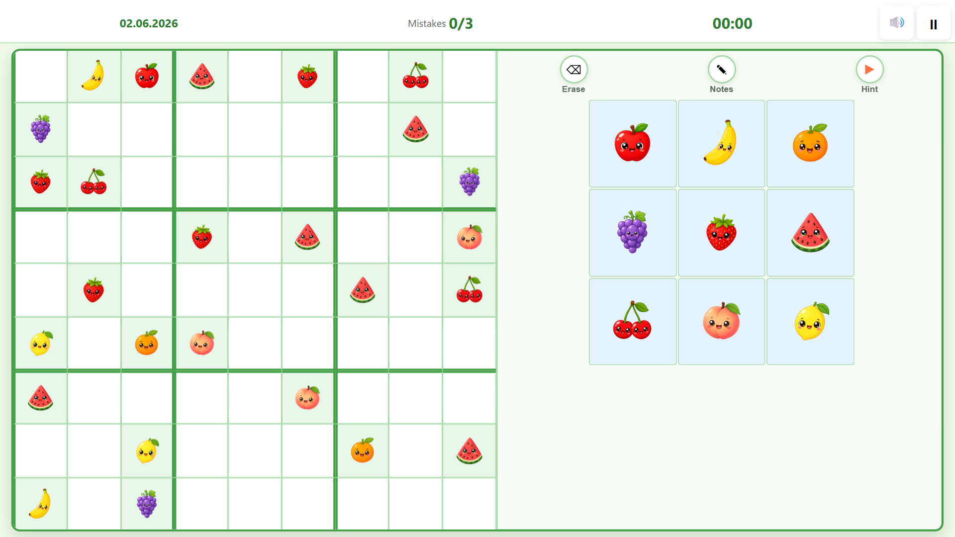 Fruit Sudoku — screenshot 2