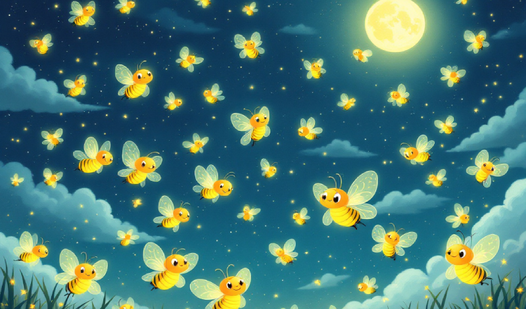 Fiery fireflies