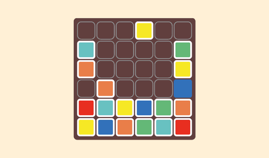 Different colors in a row: Colors in sequence