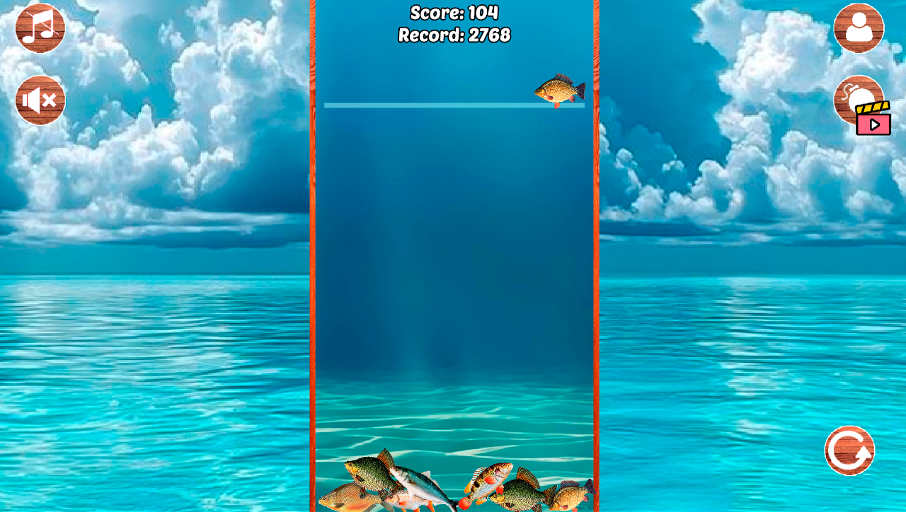 Connect the Fishes, 2048 screenshot