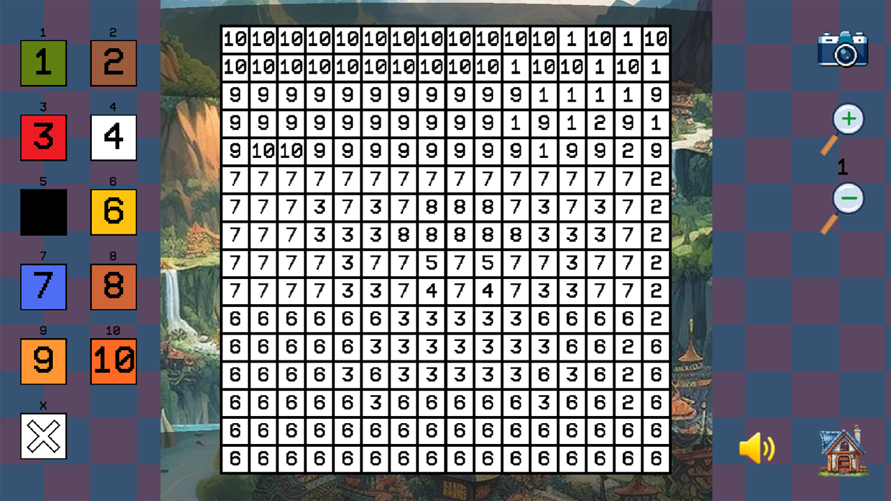 Color pixel coloring pages — screenshot 5