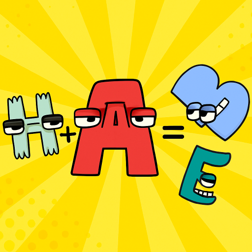 Connect the Letters Alphabet icon