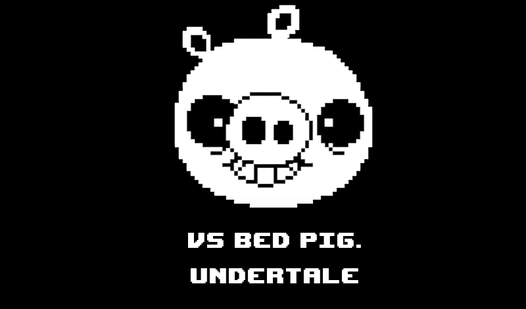 vs Bed Pig. Undertale  loading=