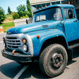 Russian Driver ZIL 130