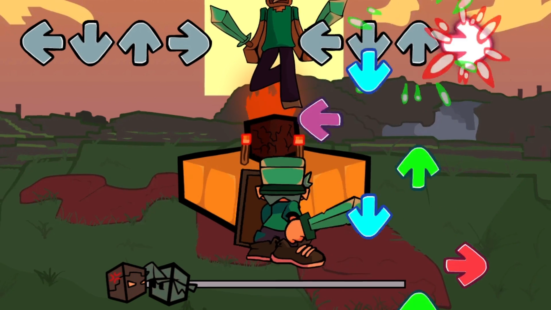 Friday Night Funkin' vs Herobrine Reborn screenshot