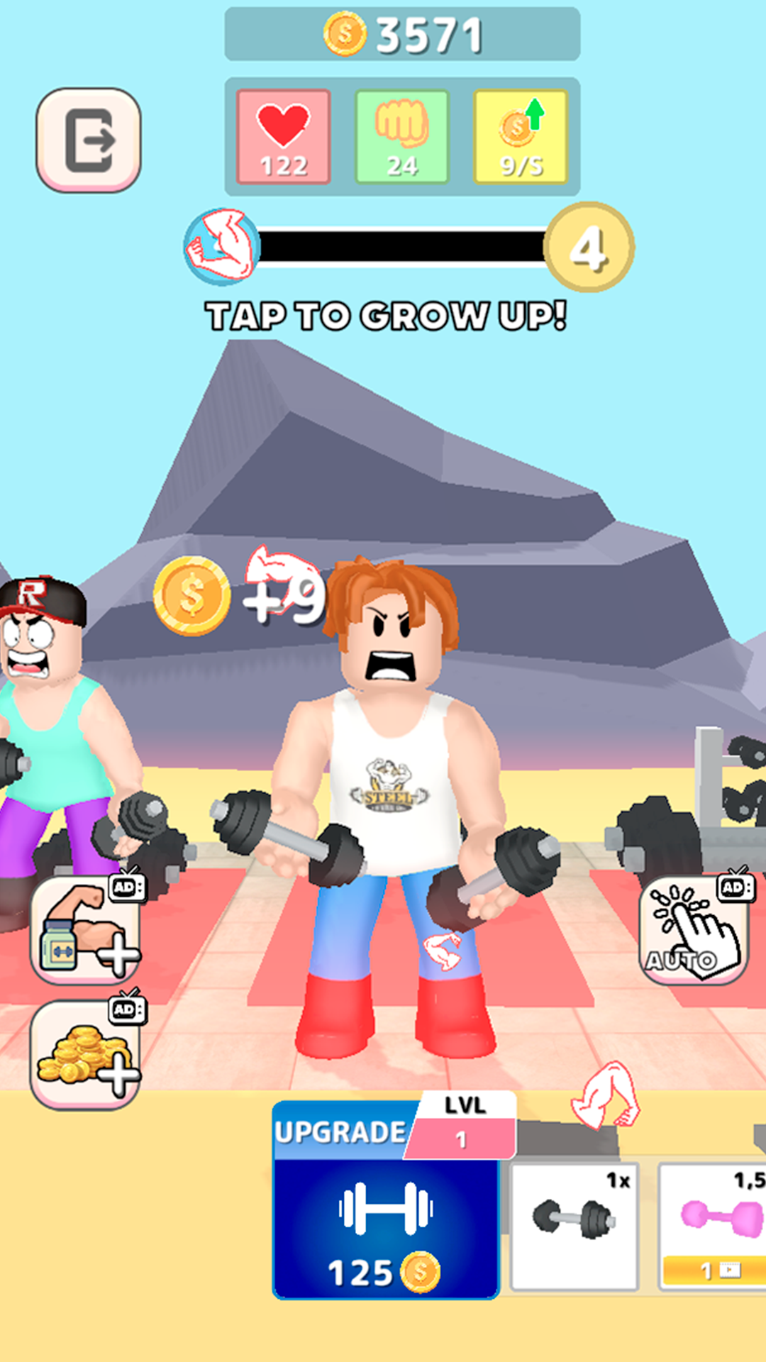 Robbie +1 Strength: Gym Clicker screenshot 6