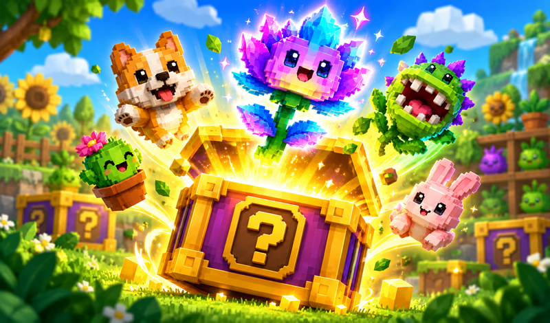 Case Simulator: Grow a Garden and Pets game cover