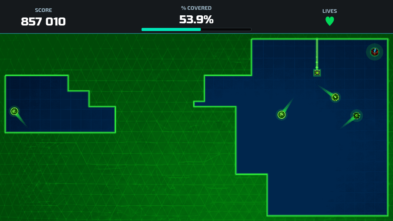 Xonix path of the liberator — screenshot 4