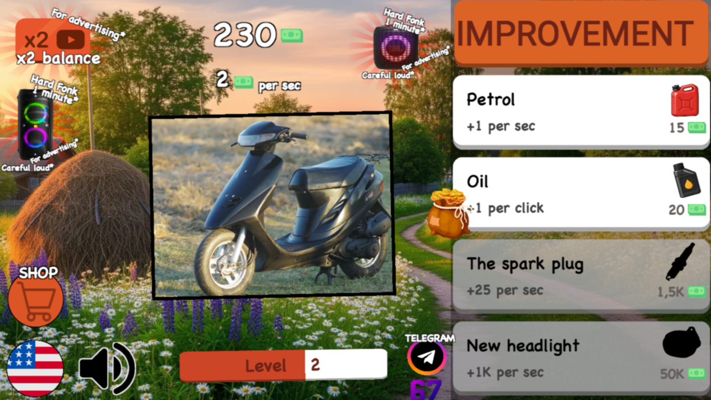Moto-Clicker: The Evolution of Motorcycles — screenshot 6