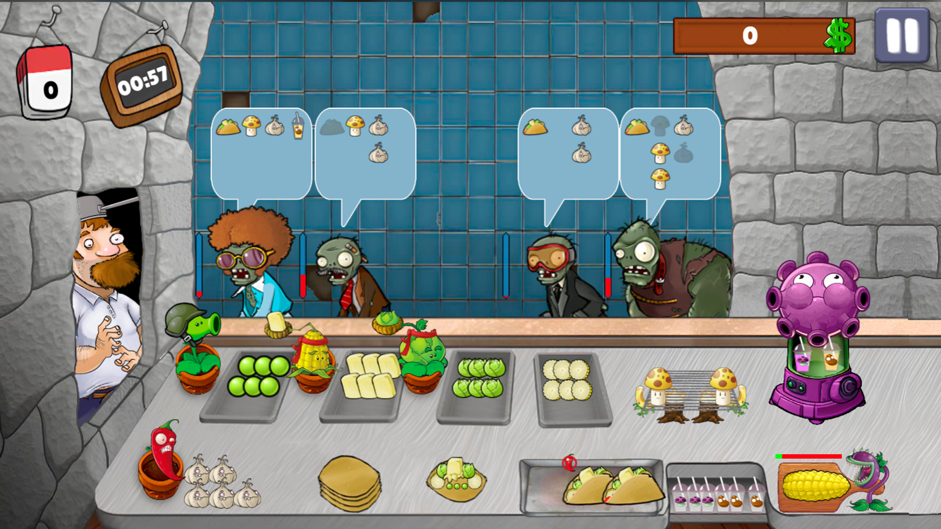PVZ Cafe Simulator Hybrid Taco Mod Restaurant screenshot 9