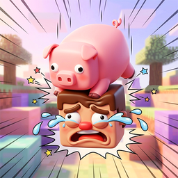 Merge 2048! Noobik: Soft Block Drop