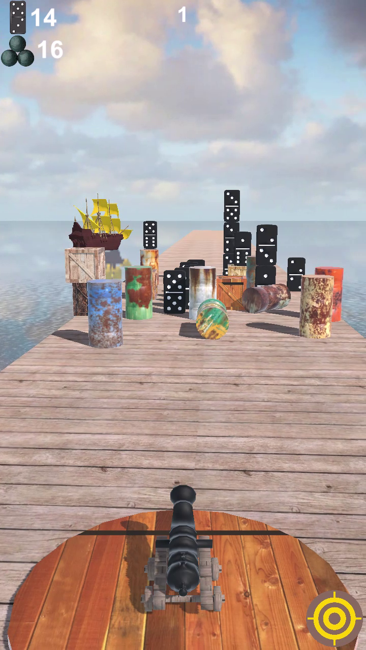 A gun. Domino destruction. screenshot 4