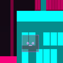 Neon Dash Cube