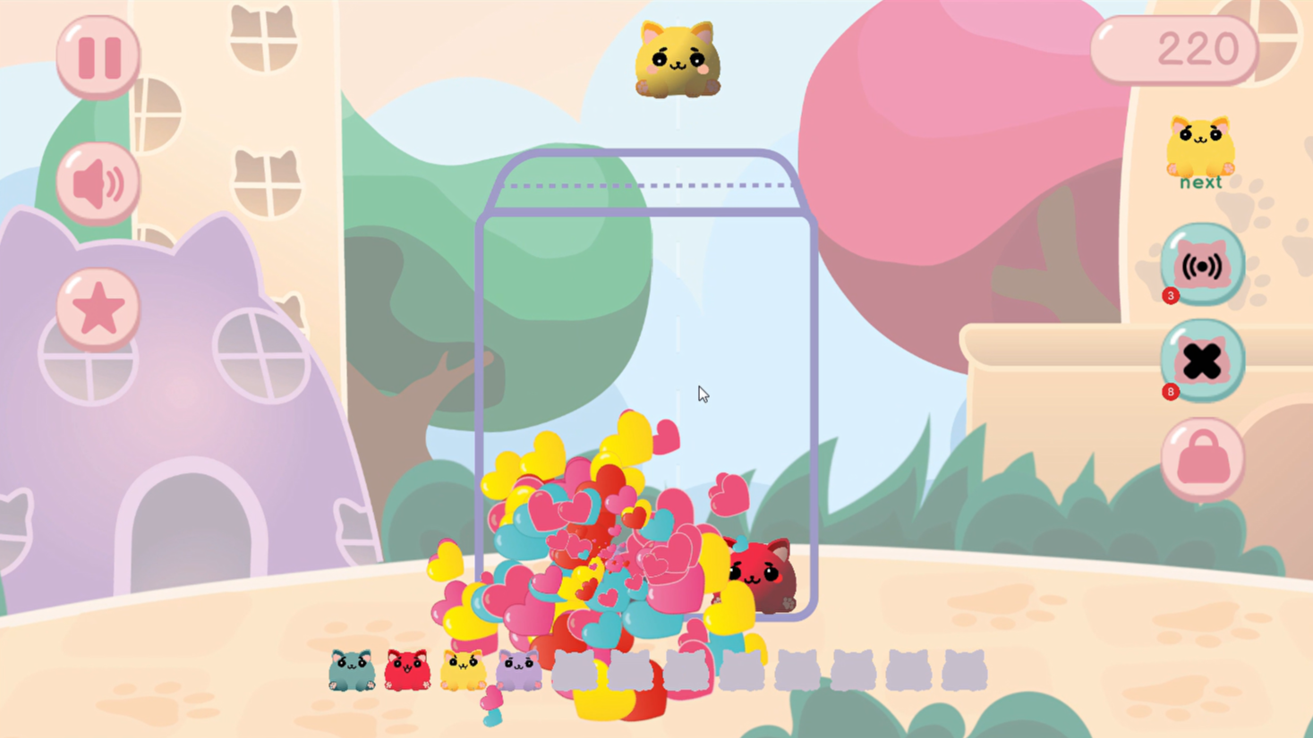 Purrge: merge cats — screenshot 2