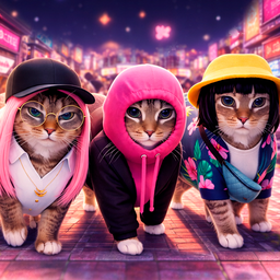 Feed the cats with memes