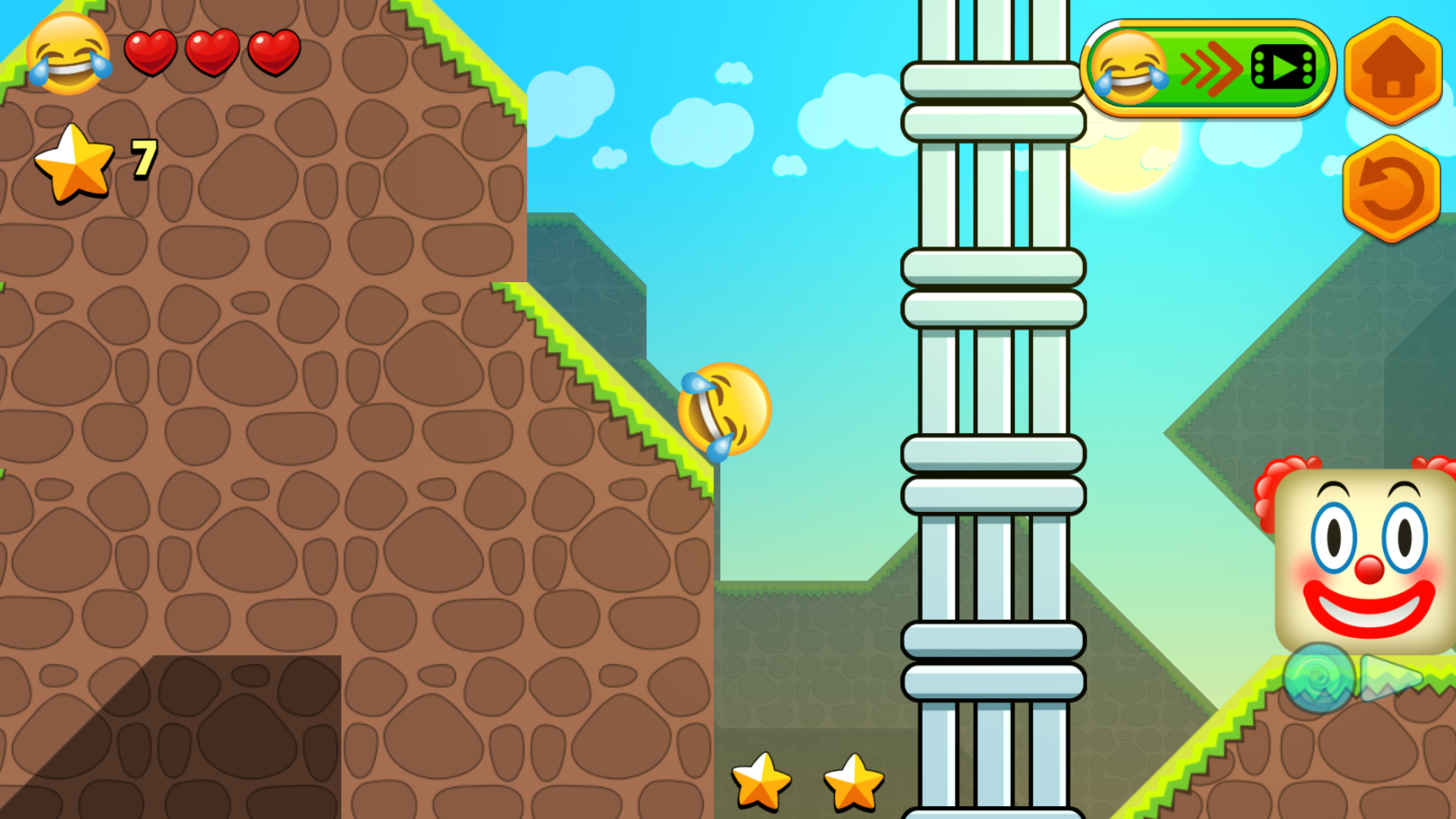 Emoji Ball: Bounce Adventure Roller Ball screenshot