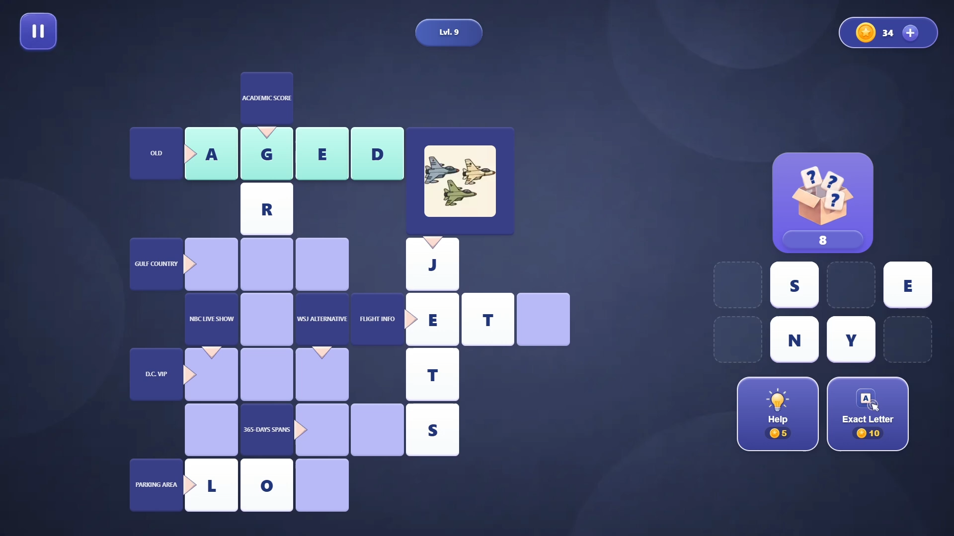 Crosswords: Letters from a Box — screenshot 1