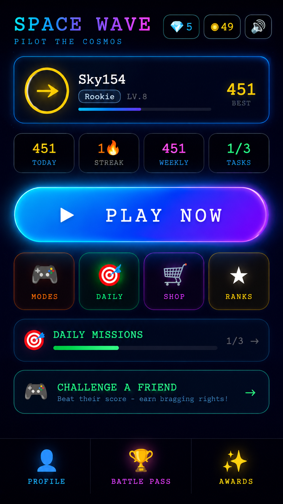 Space Wave: Pilot the Cosmos screenshot 2
