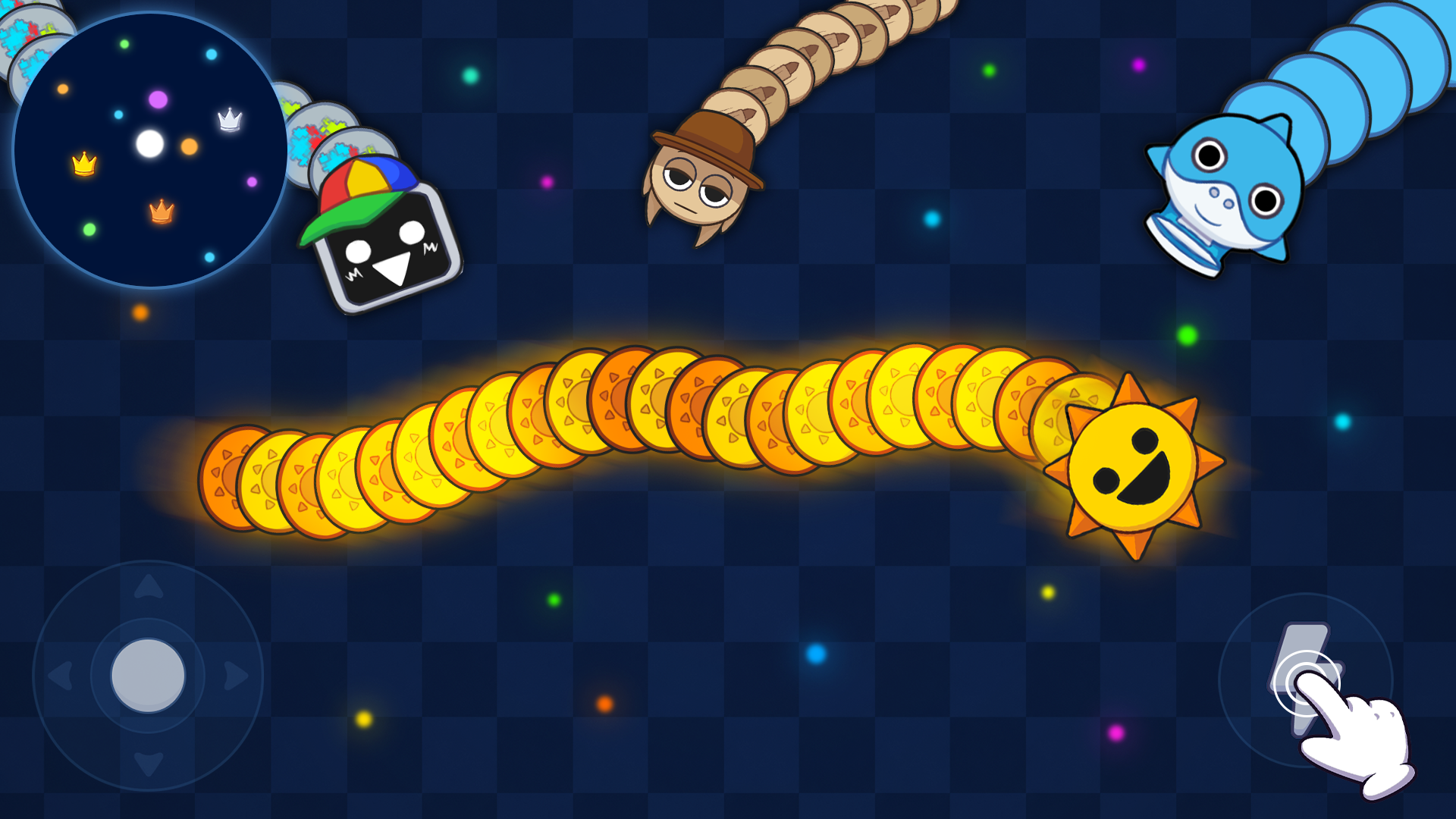Meme Snake io: Змейка Онлайн — screenshot 6