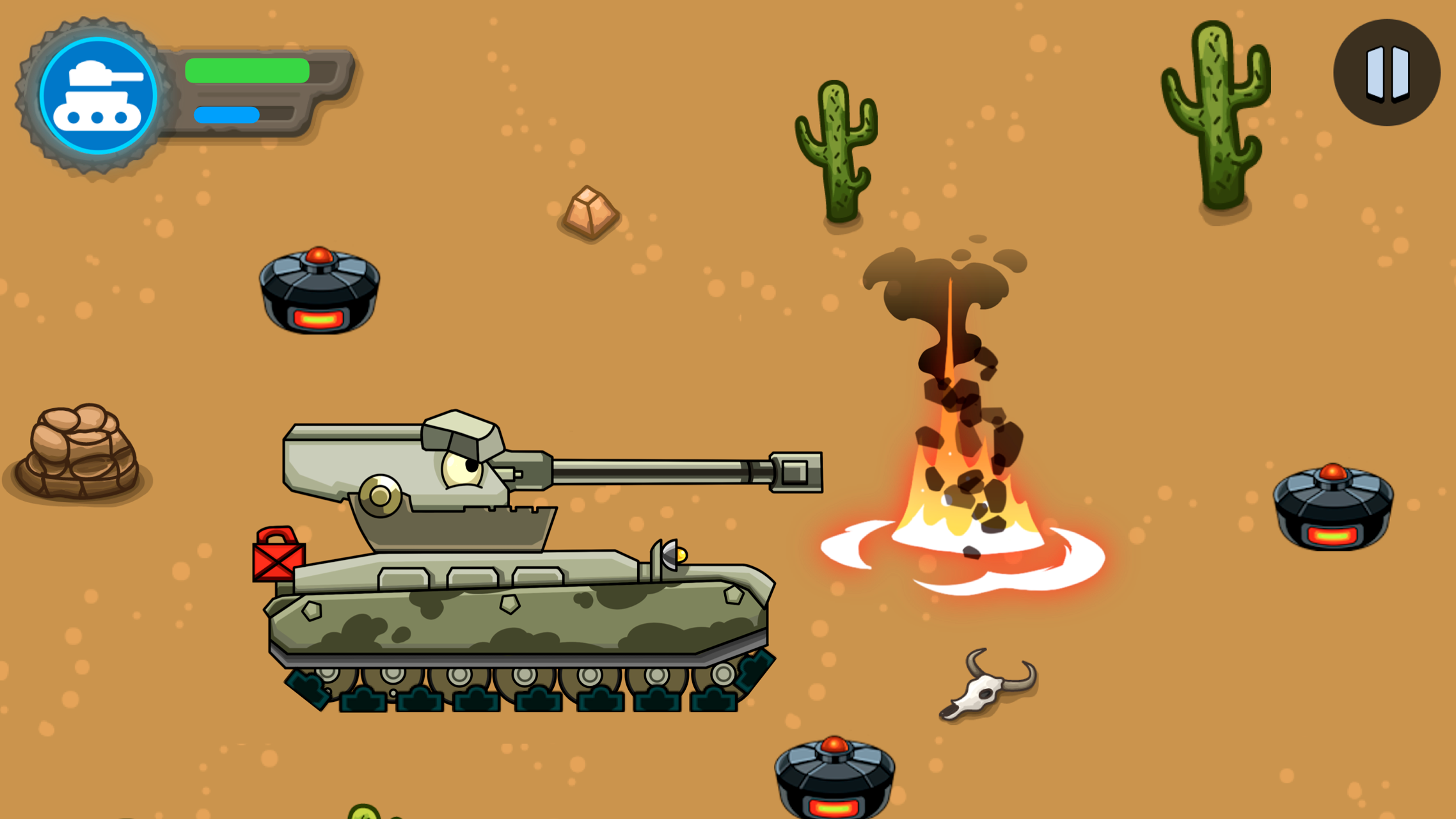 Tank Battle 2D screenshot