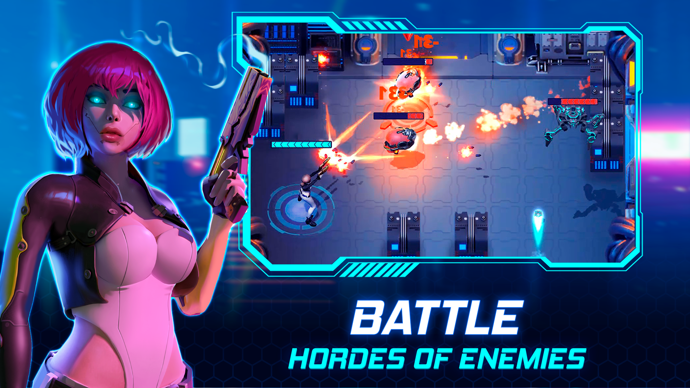 Cyberpunk Hero screenshot