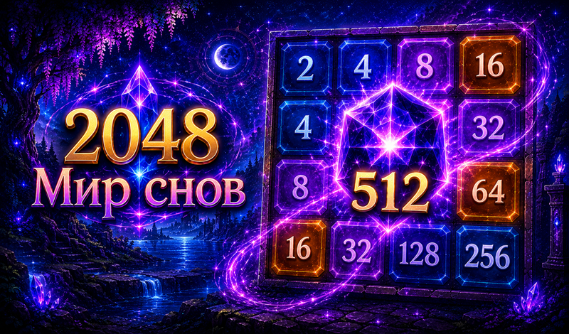 2048 Мир Снов game cover