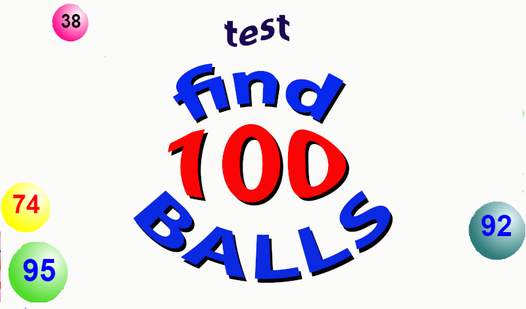 The "Find 100 Balls" Test