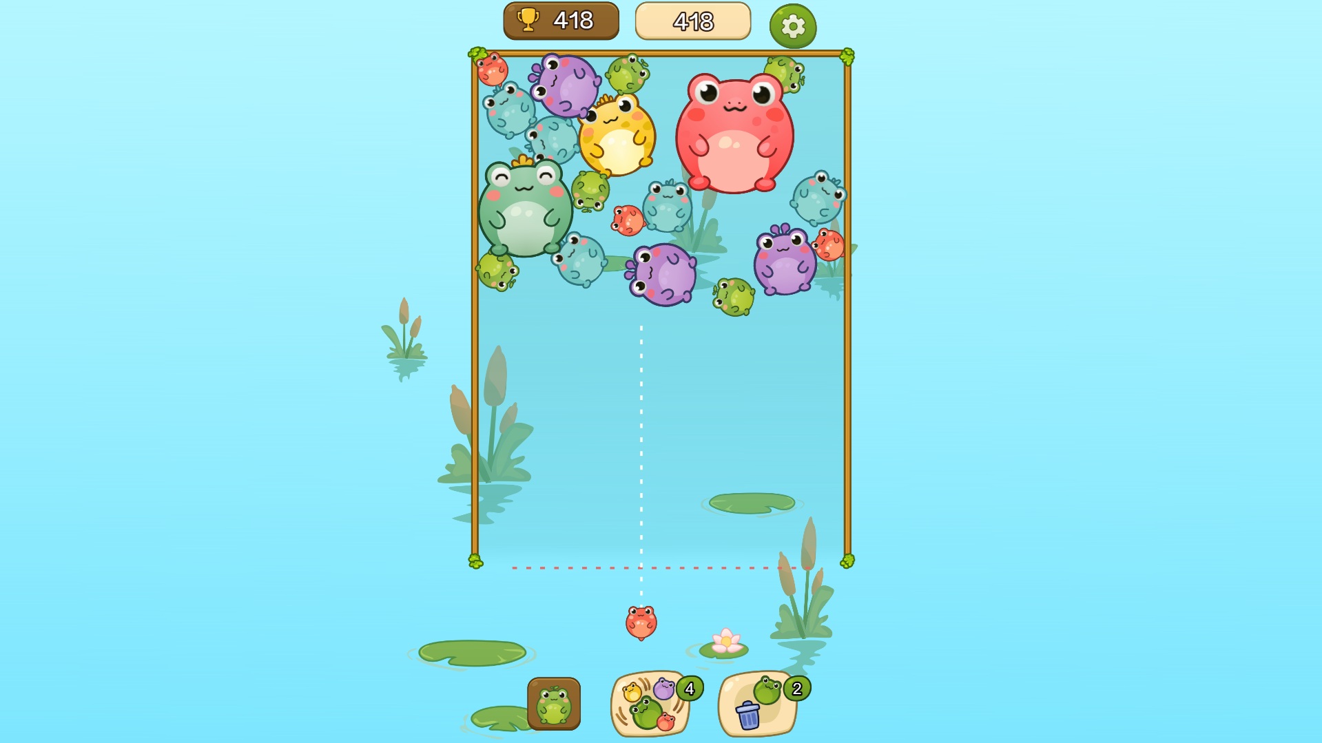Merge the Froggies, Unlock the Giant Frog! — screenshot 1