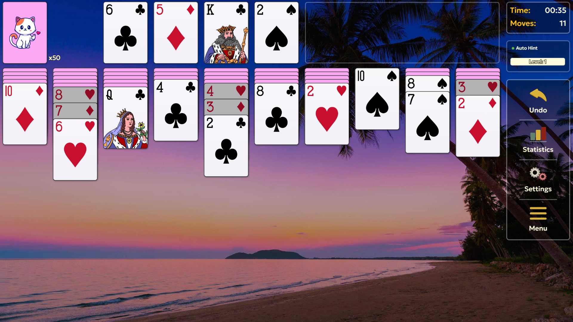 FreeCell: Spider — screenshot 2