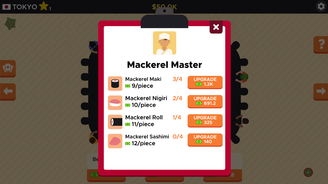 Idle Sushi Bar Tycoon — screenshot 4