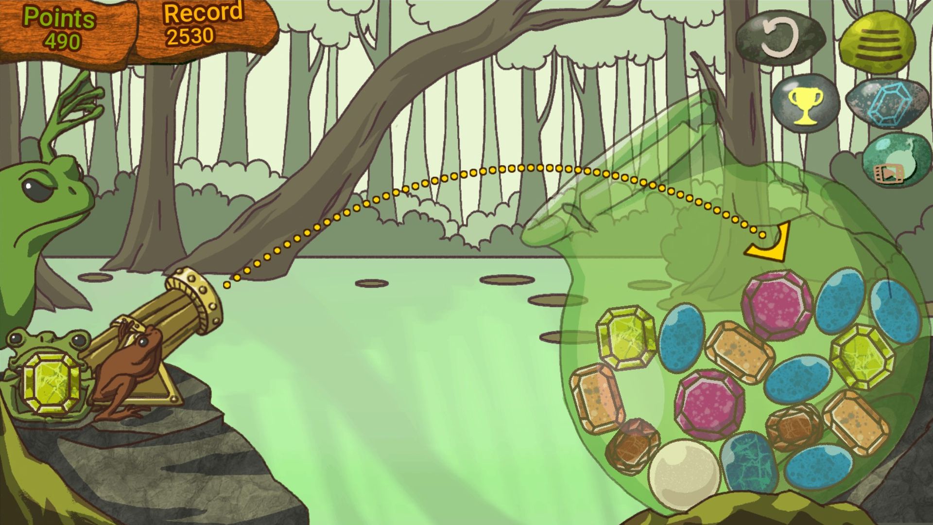 Connect Gems. Toad's Treasure — screenshot 1