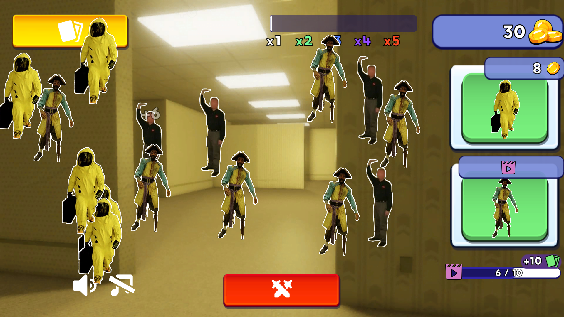 Закулисье: мерж монстров Бэкрумс — screenshot 1
