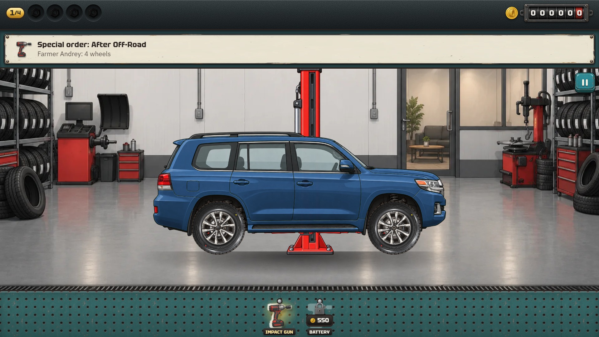 Tire Shop: Wheel Repair Simulator screenshot 1