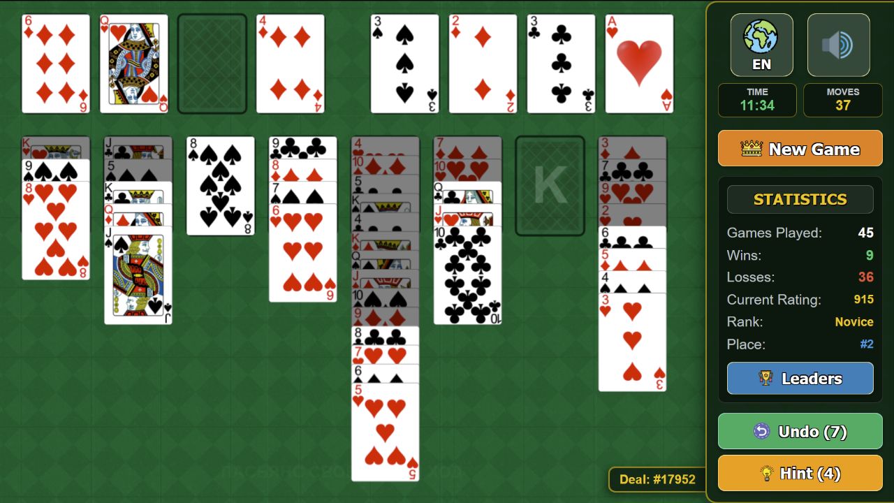 Solitaire: Open Cell — screenshot 7