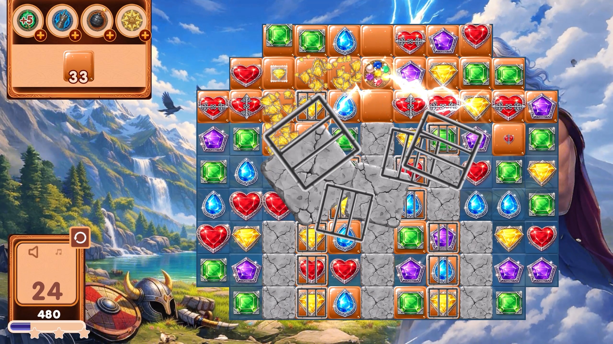 Match 3: Treasures of Zeus — screenshot 4